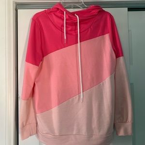 Pink miss look hoodie